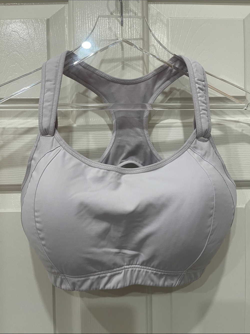 SYROKAN High-Impact Light Lavender Racerback Sports Bra S:36E